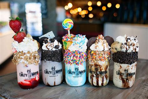 Crazy mason milkshake bar - The Crazy Mason Milkshake Bar® was started by us, Myrtle Beach locals Bo & Sherri Steele, in June 2020 during the height of the pandemic. Bo was born and raised here and I (Sherri) have called this place home for over 20 years.